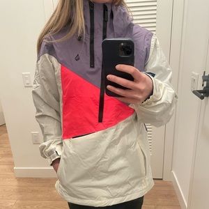 Volcom Vintage Snowboarding/Ski Half Zip Jacket